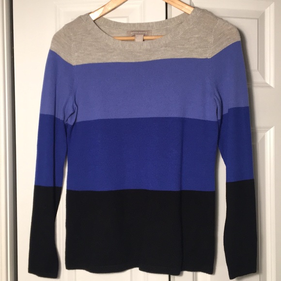 banana republic color block sweater